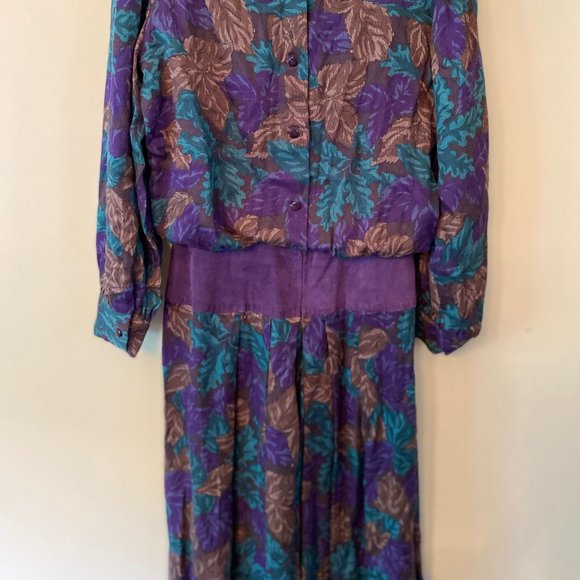 Original Authentic Vintage: PATTY O'NEIL Blouson-Drop Waist Dress - Picture 5 of 7